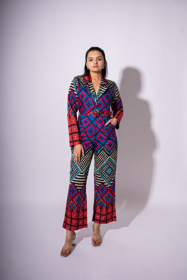 multi color jumpsuit