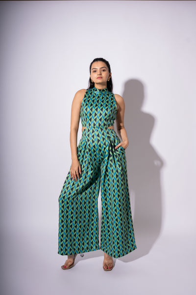 geometric jumpsuit