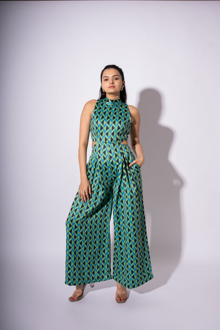 geometric jumpsuit