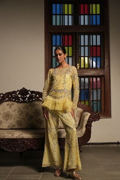 Lime Radiance Embellished Co-ord Set