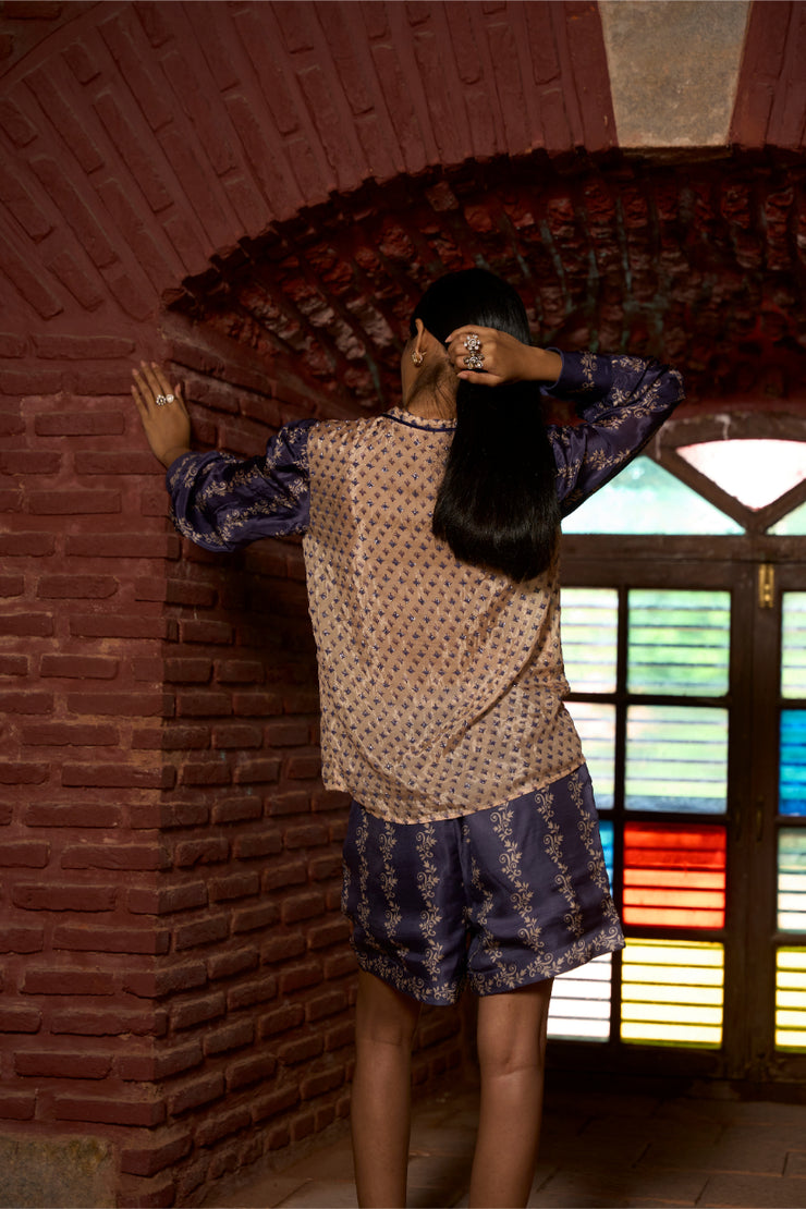 Embroidered Bird Motif Co-ord Set