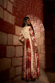 Mehr Rang embriodery jacket with blouse and pants