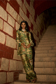 Whispers of the Wild – Green Jungle Printed Co-ord Set